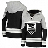 Los Angeles Kings Black Men's Customized All Stitched Hooded Sweatshirt,baseball caps,new era cap wholesale,wholesale hats